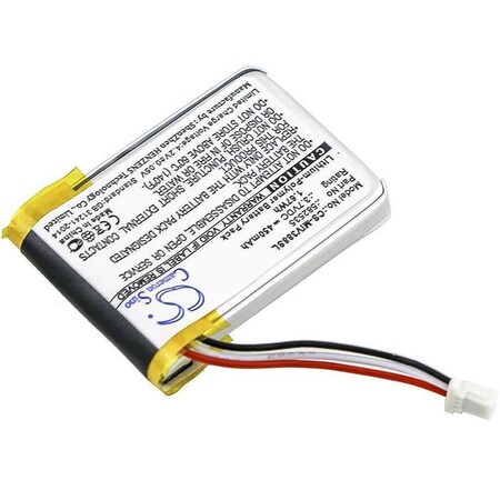 Bsc Preferred Whistler WP7 WP7 PRO SP7 450mAh GPS Replacement Battery CS-MIV388SL.7
